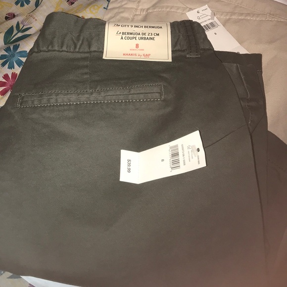 Navy green Bermuda shorts - Picture 2 of 3